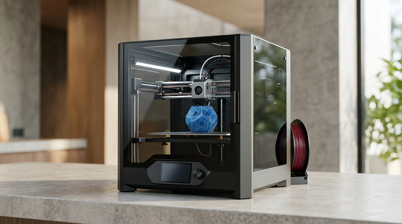 Close-up side-by-side detail of the P2S DynaSense extruder and the MK4S Nextruder, showing mechanical differences, soft workshop lighting, no text, no logos emphasized