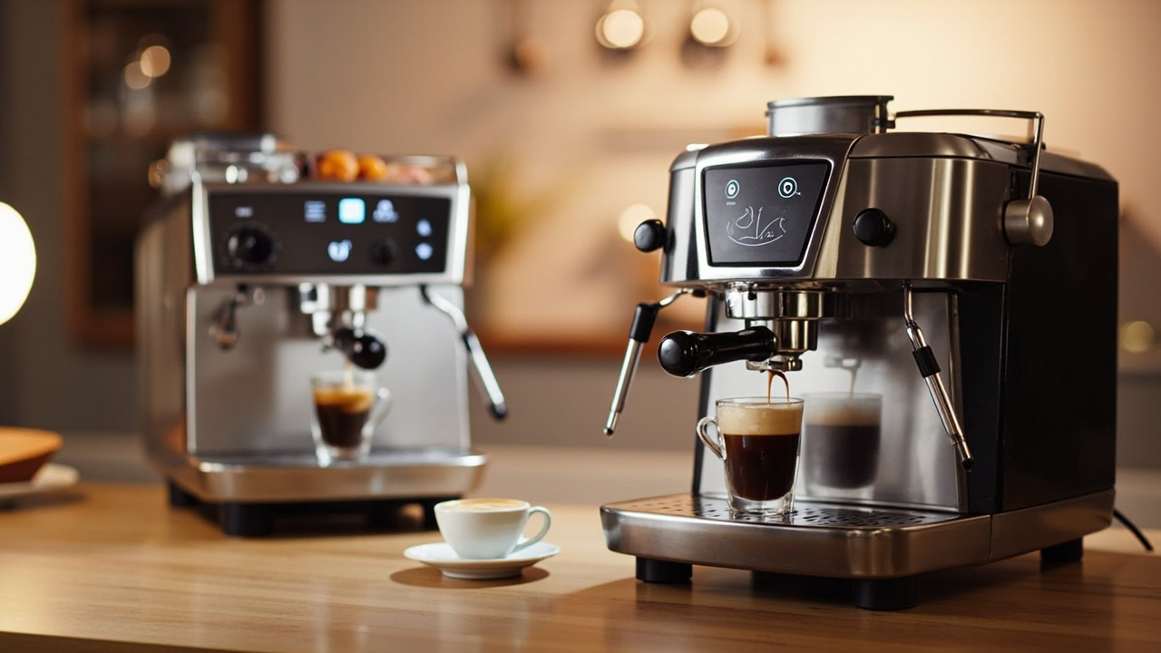 Final verdict visualization: cost-per-cup vs espresso quality for both machines