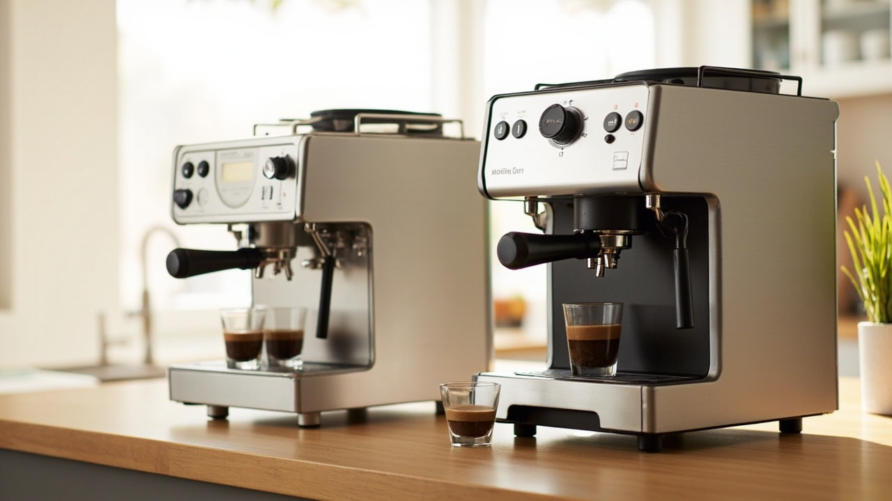 Breville Oracle Jet vs Jura E8 side-by-side, with pros and cons callouts