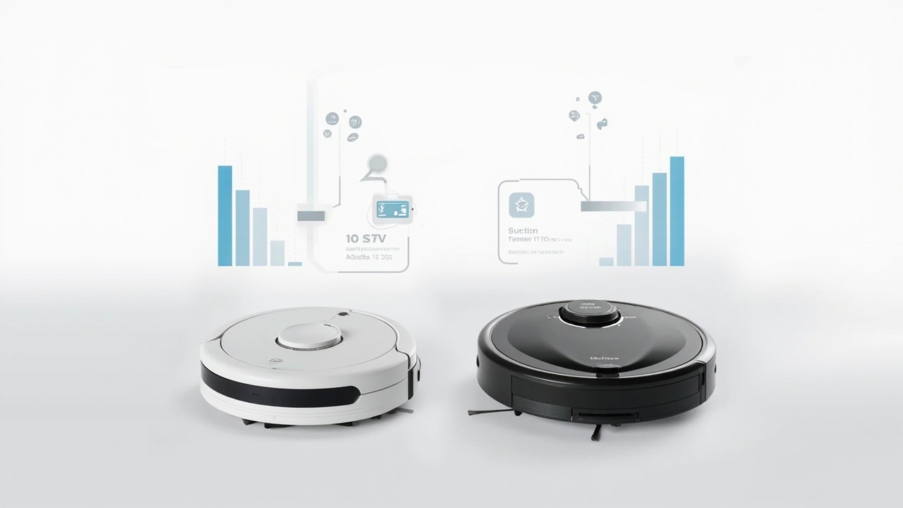 DJI Romo P and Roborock Saros 20 specs and value comparison infographic