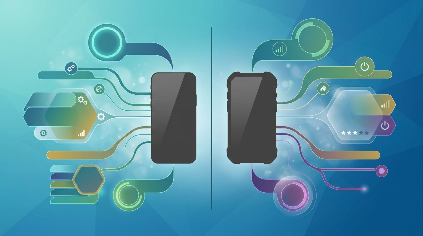 Side-by-side comparison: suction, mopping, dock features, and warranty for both robot vacuums