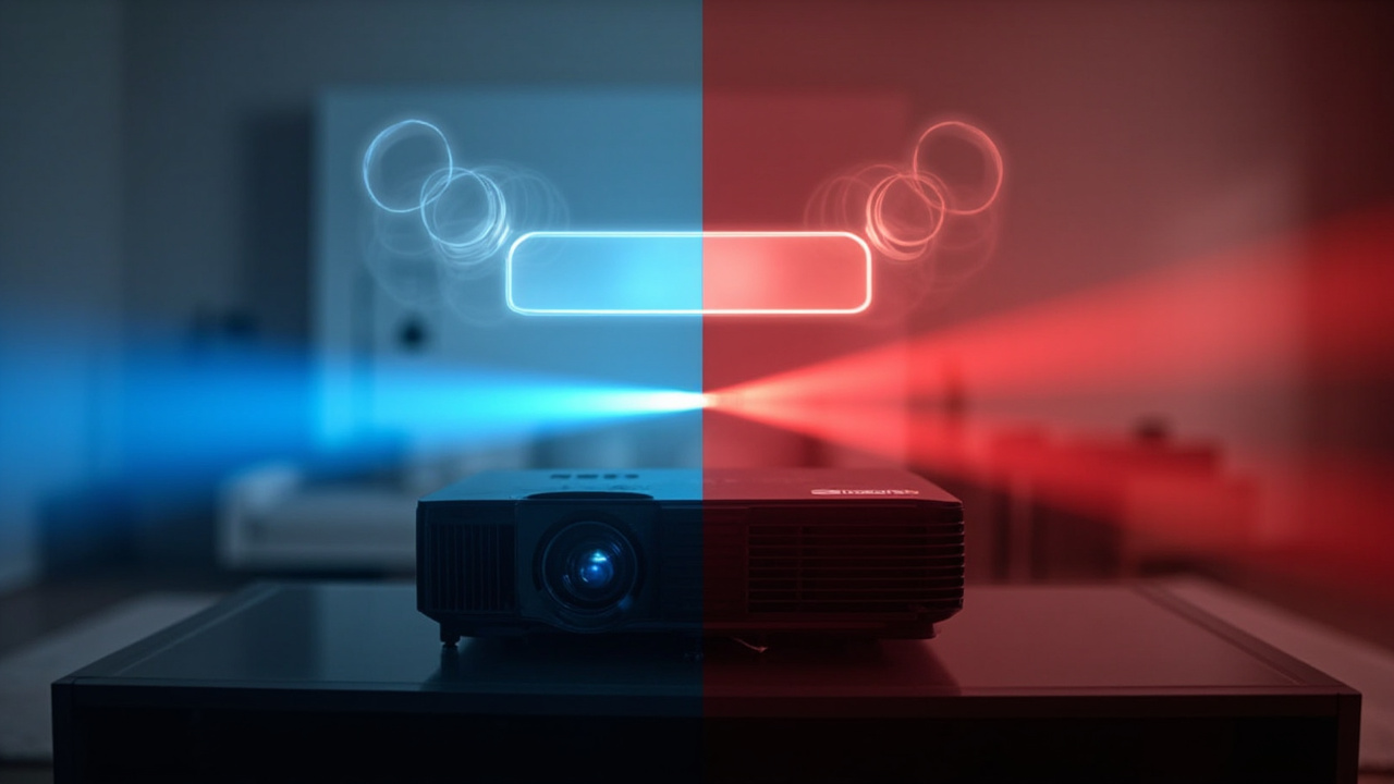 Side-by-side verdict infographic: Hisense PX3-PRO vs AWOL Vision Aetherion Max, with measured ANSI lumens, contrast, HDMI count, and 5-year cost-per-hour callouts in a clean split layout