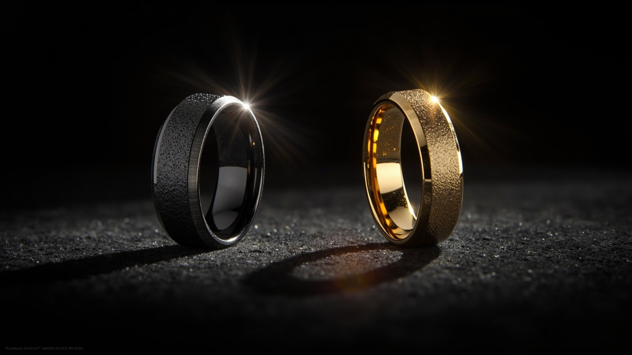 Split-screen comparison infographic of Oura Ring 5 and Samsung Galaxy Ring on price, battery, sensors, and 2-year cost