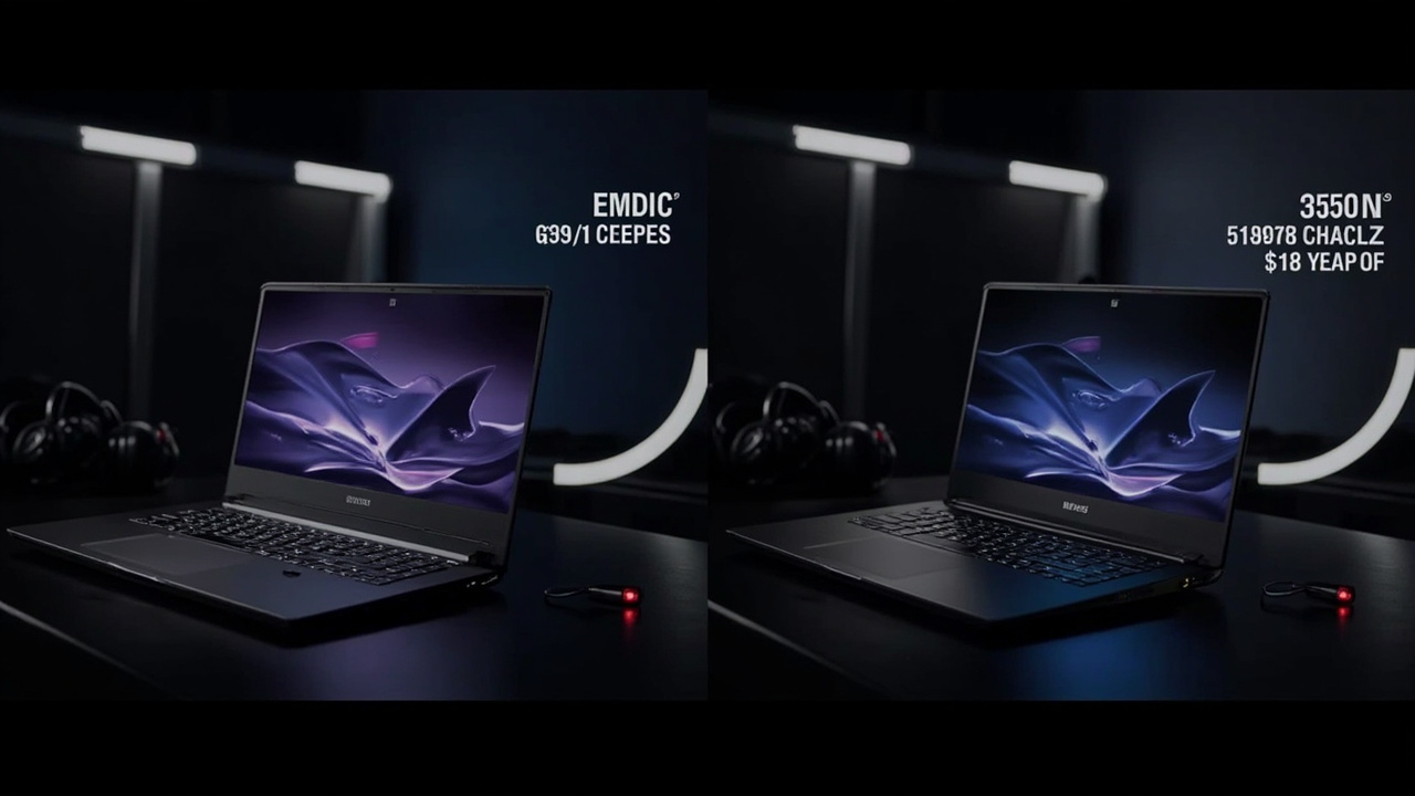 Final verdict visual: a side-by-side composition showing the ASUS ROG Strix SCAR 18 G835LX as the value pick and the Razer Blade 18 (2026) as the premium-chassis pick, with cost-per-year callouts in clean modern typography-free design
