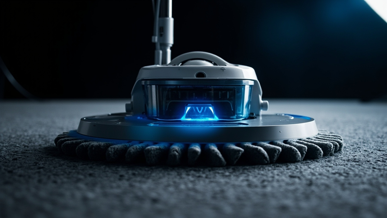 Durability comparison: both robot vacuums open to show internal components, side brush motors, mop pad systems, and dock heating elements