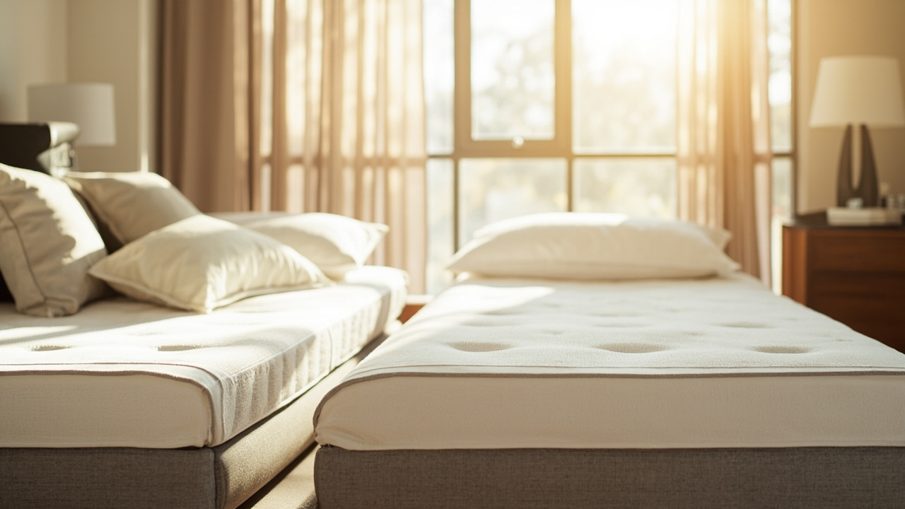 Cost per night over 10 vs 12 years, queen mattress, USD per night