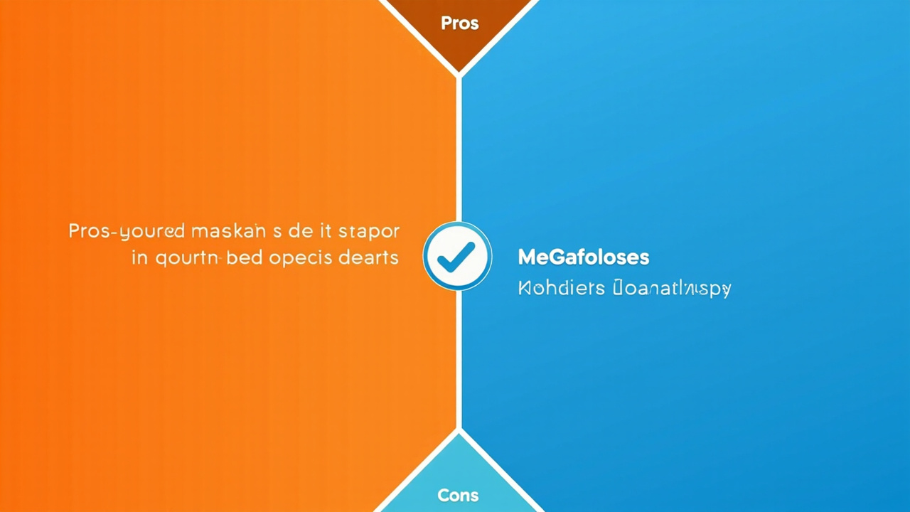 Split-screen visual showing pros and cons balanced between two cameras with checkmark and cross icons