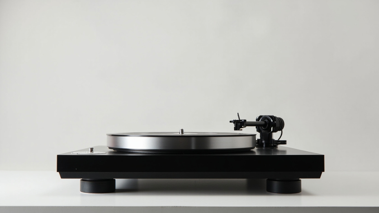 Pros and cons: Technics SL-1500C and Rega Planar 3 placed side by side on a wood hi-fi rack