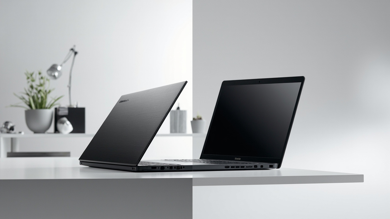Verdict infographic comparing ThinkPad X1 Carbon and MacBook Pro 14 M5 Pro