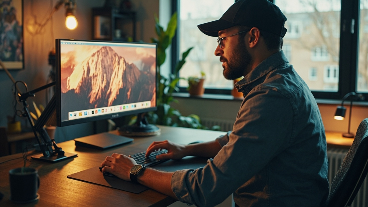 Uplift V2 and Fully Jarvis Bamboo side by side in matching home-office setups with monitors, plants, and natural light